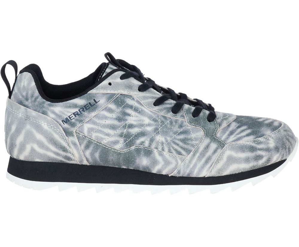 Merrell Sneakers Herre - Alpine Tie Dye Suede - Hvide/Sort - SLH602791